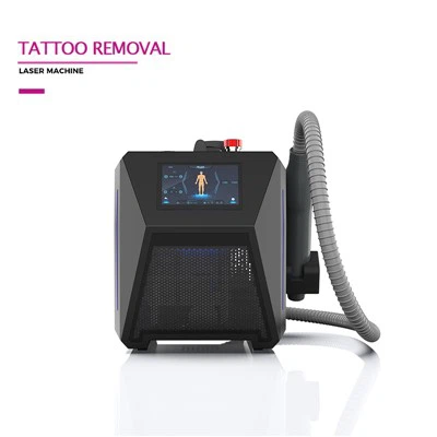 Q Switch ND YAG Laser Tattoo Fjerningsmaskin